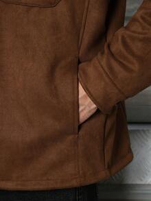 LOGEQI Men Jackets And Coats - Coffee Brown - View 11