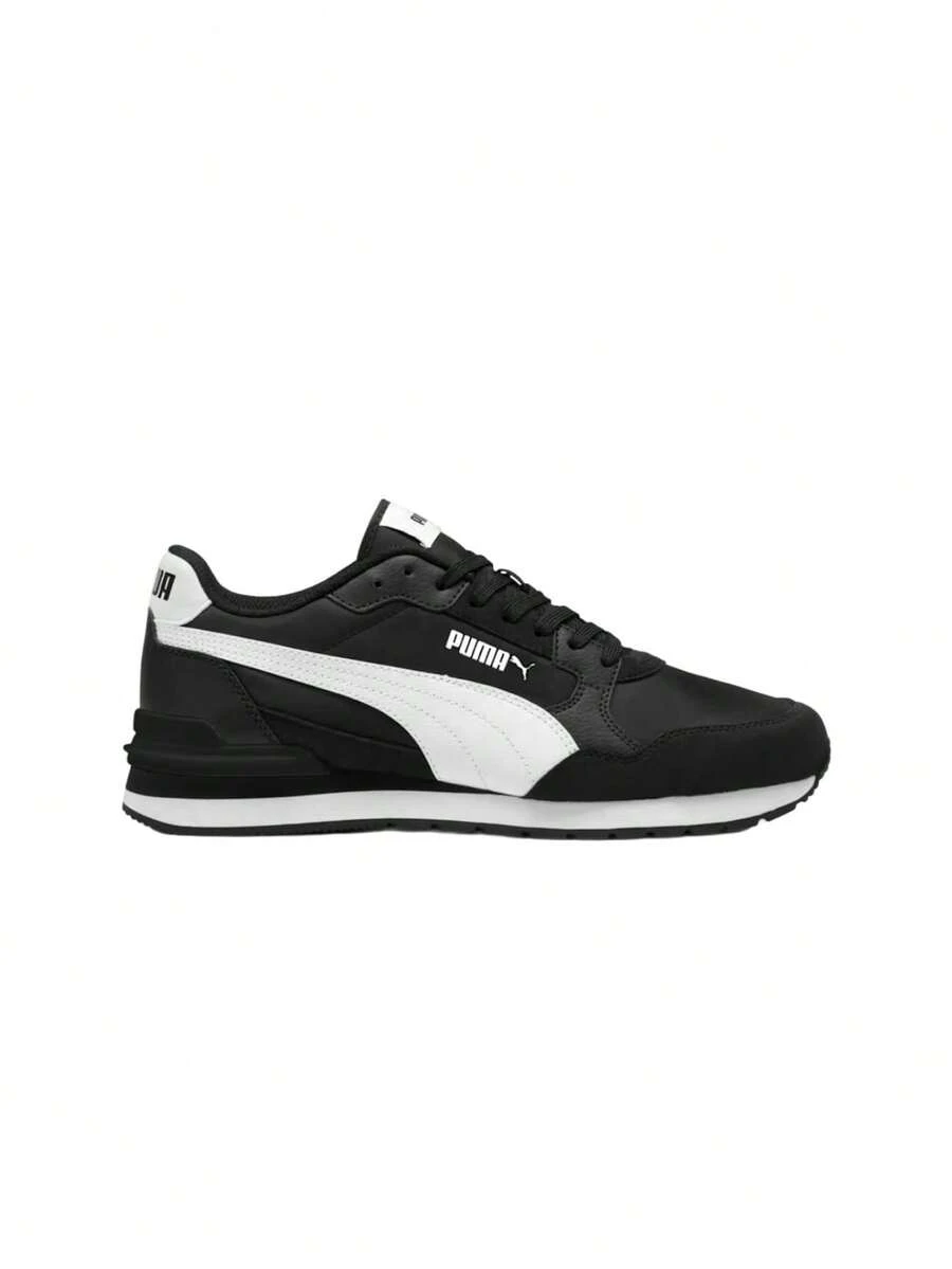 Puma ST Runner V4 L Men's Sneakers Black / White 39906801 - Black White - View 1