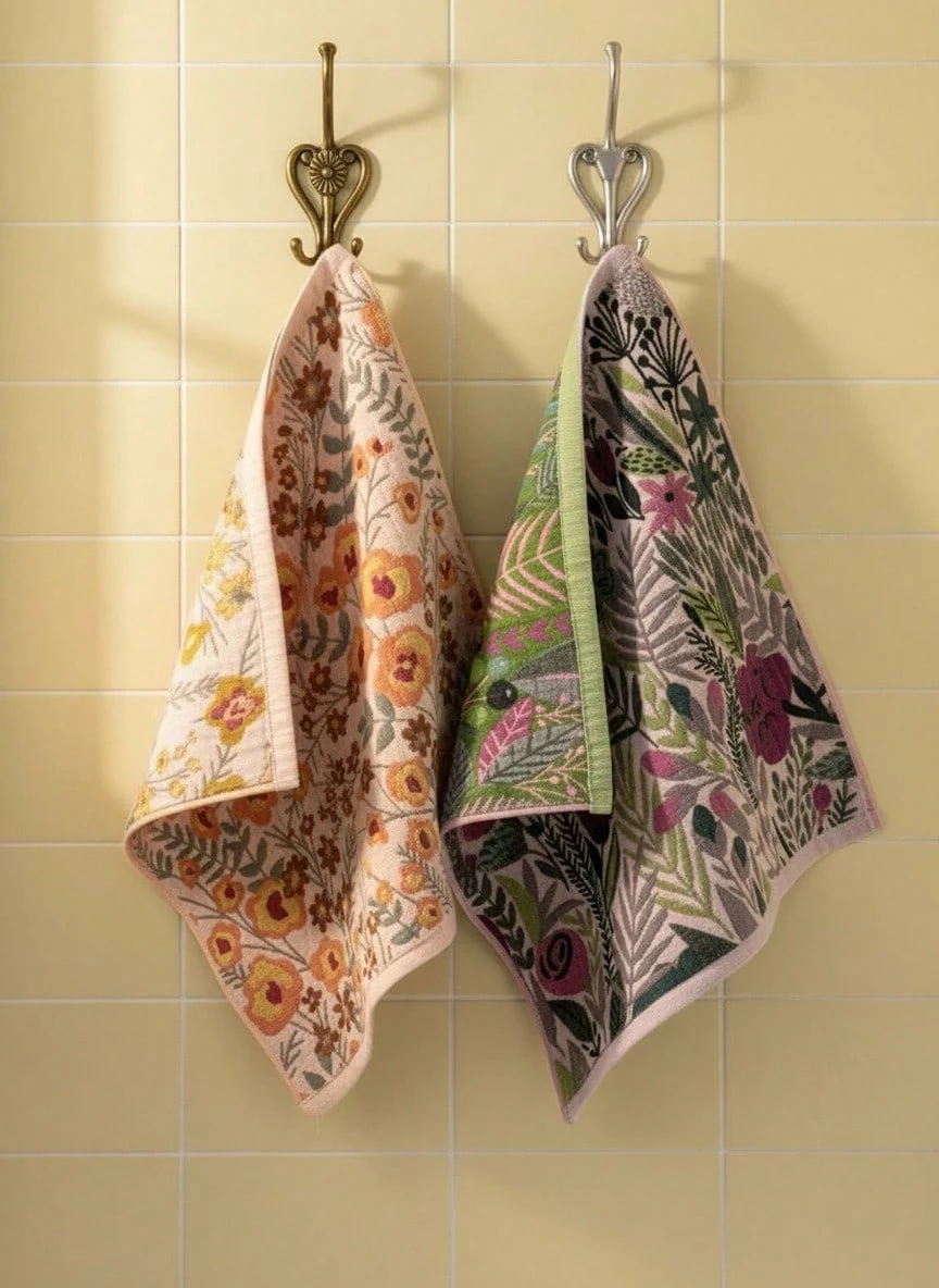 Joivida 大号加厚家用柔软吸水毛巾套装适用于洗脸、擦汗、浴室、厨房、劳动、多用途 - 彩色 - 查看 1