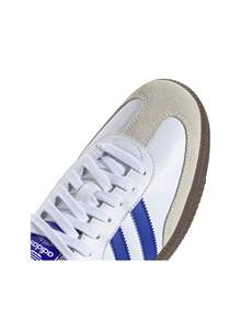 Adidas Samba OG Men's Sneakers Cloud White / Lucid Blue / Gum IE1370 - Cloud White / Lucid Blue / Gum - View 6