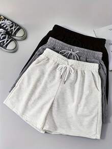 3/1 piezas Pantalones cortos casuales para mujer - 3PCS - Ver 3