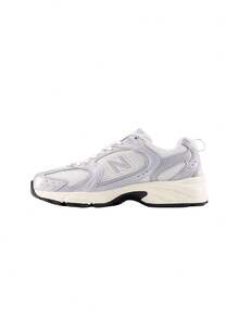 New Balance Giày thể thao unisex 530 màu bạc ánh kim U530 - Màu Xám nhạt - Xem 5