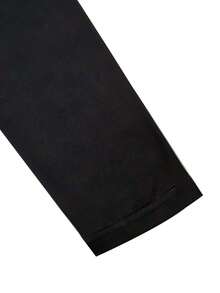 EMERY ROSE Standard Fit Round Neck Heart Print Black Long Sleeve T-Shirt - Multicolor - View 3