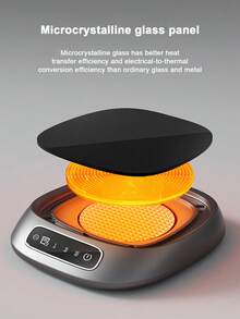 Teckwe 1个USB智能加热杯垫：保温、三档温度调节、USB供电（无需电池）、带数字显示屏和8小时自动关机定时器。它是送给家人和朋友的最佳生日礼物、圣诞节和情人节礼物，也是学习必备的时尚杯垫、便携式配件、性能可靠，以及健身爱好者的理想之选。 - 彩色 - 查看 5