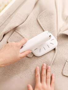 Teckwe 1个200毫升ABS塑料手持蒸汽熨斗，迷你便携式电熨斗，USB插头供电，去除褶皱，易于存放，轻巧符合人体工程学设计，适合感恩节、日常居家办公、旅行、出差、所有季节，衣物护理工具，便携式蒸汽熨斗，家用小工具。 - 彩色 - 查看 3