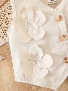 SHEIN 女婴夏季上衣和裙子套装（2件套）