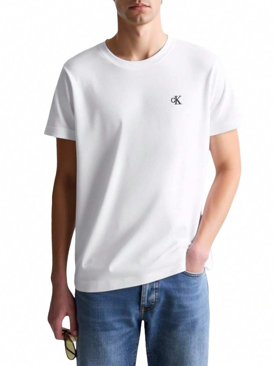 Calvin Klein Essential Men's T-Shirts White - White - View 1