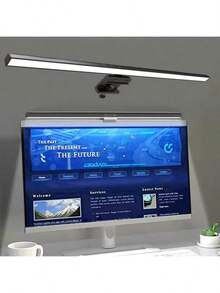 Thanh đèn màn hình, đèn máy tính dùng nguồn USB, đèn màn hình LED chăm sóc mắt, đèn màn hình có thể điều chỉnh độ sáng và nhiệt độ cho bàn làm việc/văn phòng/gia đình/chơi game - 3 màu có thể điều chỉnh - Xem 4