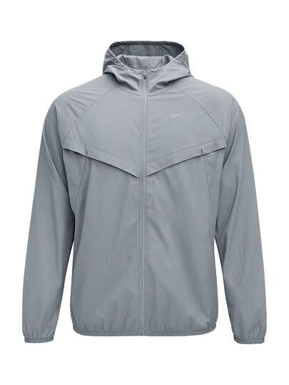 Nike Stride Men's Running Jacket Grey