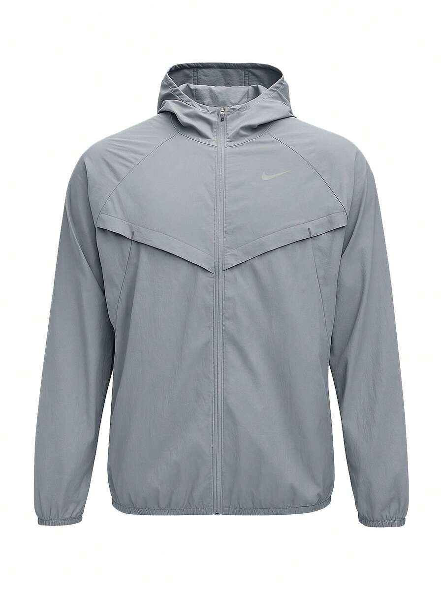 Nike Stride Men's Running Jacket Grey - Multicolor - View 1
