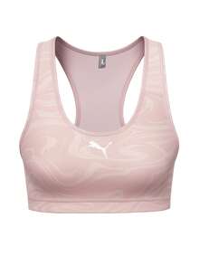 Puma Mid 4Keeps Graphic Women's Bra Pink - Pink - View 1