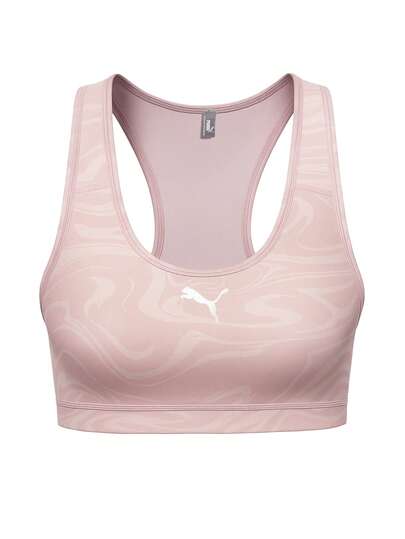 Puma Mid 4Keeps Graphic Women's Bra Pink