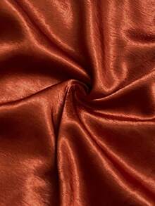 SHEIN Franclia 女士优雅缎面珍珠吊带裙，A 字廓形，适合通勤、派对和活动