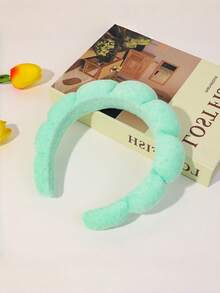Sponge Headband Wristband Yoga Running Workout Moisture Wicking Sweat Absorbent Non-Slip Stylish Hair Accessories Fitness Gym Cleaning Fashion Essential