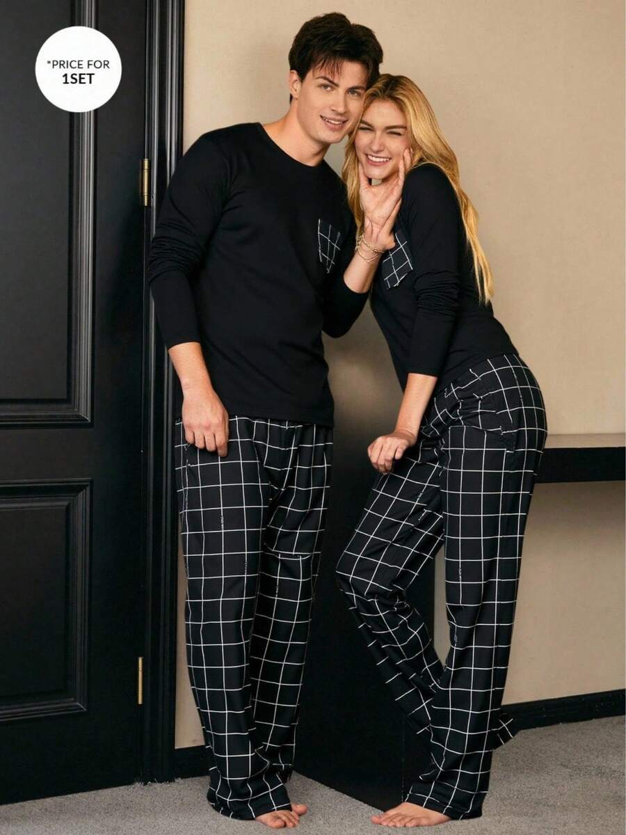 Men Loungewear Sets - Black - View 1