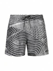 Calvin Klein Essentials Men's Swimshorts Palm Leaves - Black - View 4