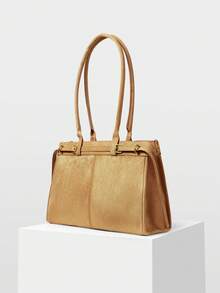 MOTF PREMIUM Túi đeo vai nữ đơn giản và thời trang có khóa kéo sang trọng, túi đi làm bắt mắt dành cho nữ, túi xách nữ thanh lịch, sang trọng - Lạc đà - Xem 2