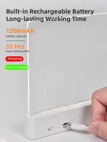 Teckwe The Tablet Reading Light Is Lightweight And Designed Specifically For Night Reading. The LED Tablet Reading Light In The Study Eliminates Light Interference And Provides An Immersive Reading Experience 1200 MAh Type-C Charging Port - Multicolor - View 4