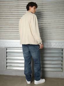 LOGEQI Men Jackets And Coats - Beige - View 8