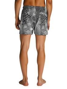 Calvin Klein Essentials Men's Swimshorts Palm Leaves - Black - View 2