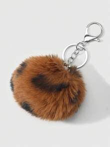 ROMWE J-Fashion 1 Móc khóa/phụ kiện túi xách mini hình cáo lông thú nhiều màu sắc, kiểu dáng retro Y2K, dễ thương, cá tính, chất lượng cao, họa tiết da báo, đổi màu dần, màu ngẫu nhiên, thích hợp cho bé gái và phụ nữ mặc hàng ngày, quà tặng ngày lễ. - Mã trung bình -5 - Xem 4