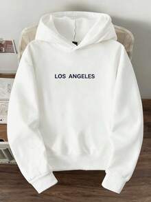 Daypath Men's Oversized Loose Fit Thick Hoodie, White - White - View 1