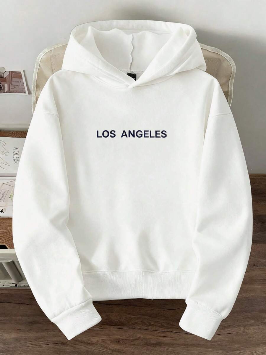 Daypath Men's Oversized Loose Fit Thick Hoodie, White - White - View 1