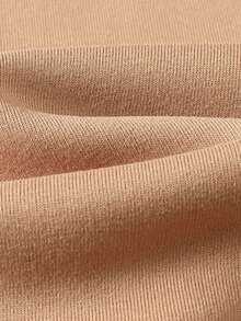 Ontre 2件套Tween Girl字母图案连帽衫和慢跑裤套装 - 咖啡棕 - 查看 9