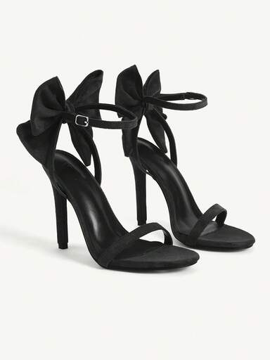 CUCCOO CHICEST Women's Fashionable & Elegant Commuter Sandals With Bow Decor For Christmas