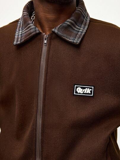 Street Life Abrigo casual con cremallera para hombres