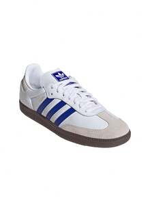 Adidas Samba OG Men's Sneakers Cloud White / Lucid Blue / Gum IE1370 - Cloud White / Lucid Blue / Gum - View 2