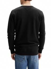 Tommy Hilfiger Badge Men's Crew Neck Sweatshirt Black - Black - View 2