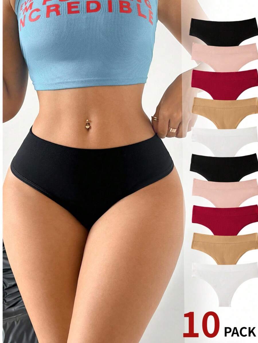 SuitURBody Slim Seamless 10 Pcs Thong High Quality Underwewar - Multicolor - View 1