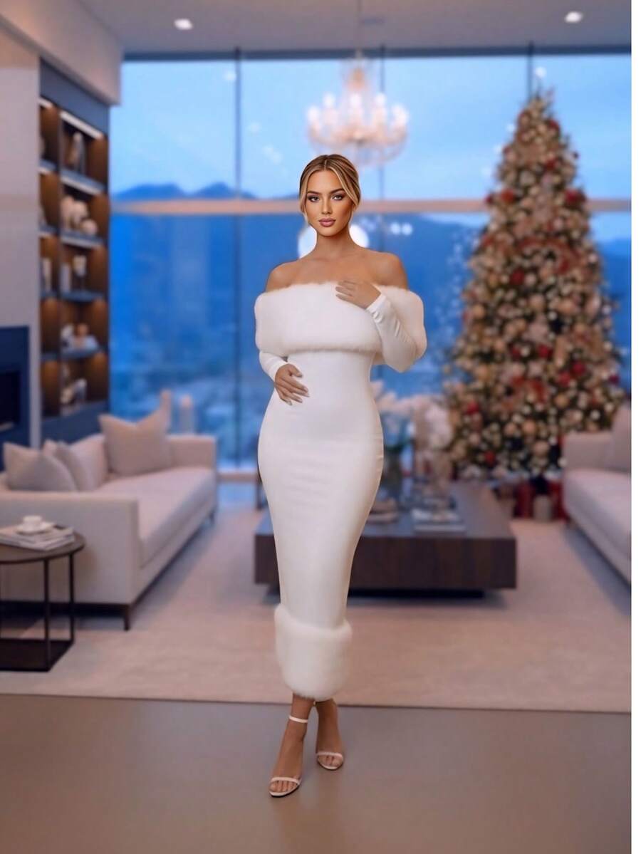 Women Long Dresses - blanco - View 1