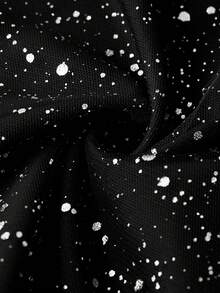 Ellevyn 女士秋冬两件套，羊毛混纺外套搭配褶裥网纱裙，优雅的办公室/通勤公主风，高品质 - 黑與白 - 查看 7