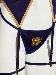 5Pcs Women's Sexy Police Style Lingerie Set