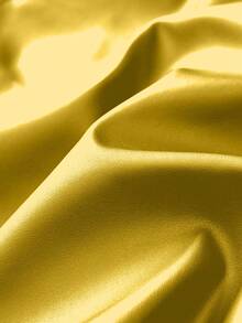 Franclia Women's Casual Fashion Street Chic Solid Color PU Leather Overlap Waist Fold Pleated Shorts - Mustard Yellow - View 5