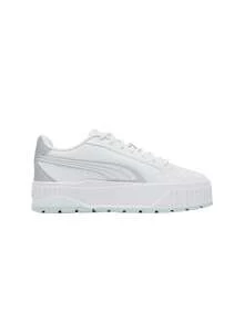 Puma Karmen II Aqua Metallic Women Sneakers White Silver 401614