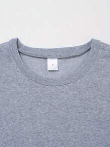 Sudadera Mujer Estilo Casual Navidad Estampado Renos Mensaje Navideño Suelta Cuello Redondo Manga Larga Invierno Fiesta Sudadera - Gris - Ver 3
