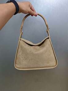 SHECARRY Women's Soft Suede The Horse Clementine Bag