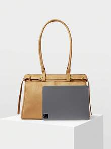 MOTF PREMIUM Túi đeo vai nữ đơn giản và thời trang có khóa kéo sang trọng, túi đi làm bắt mắt dành cho nữ, túi xách nữ thanh lịch, sang trọng - Lạc đà - Xem 3