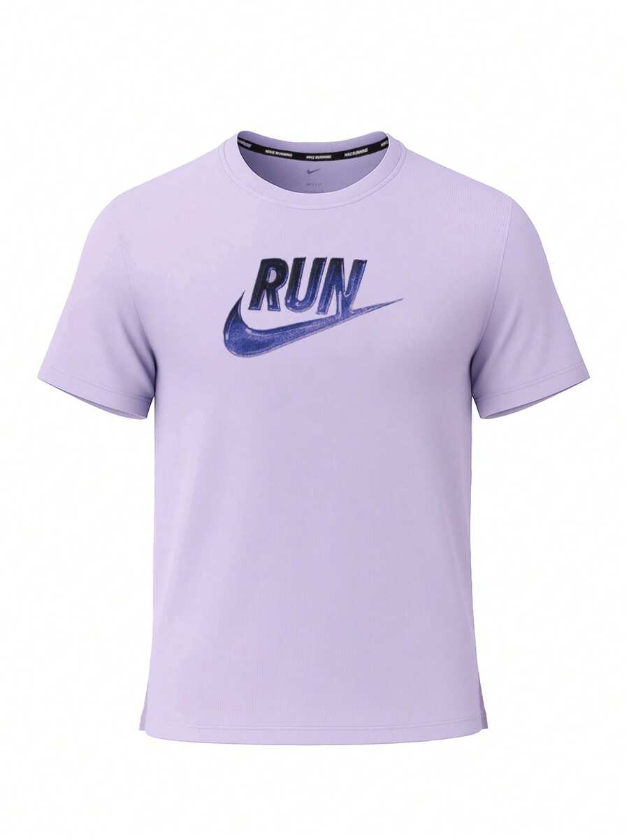 Nike Miler Run Energy Men's T-Shirts Purple - Multicolor - View 1