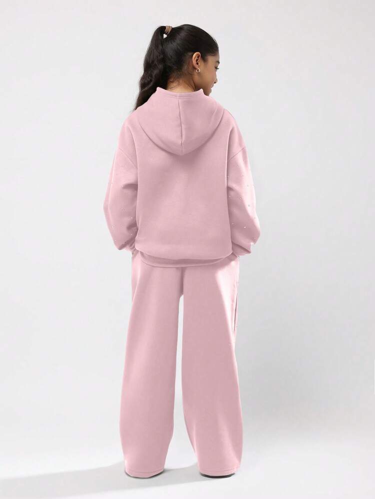 Dreamer Polka Dot Hoodie And Sweatpant Set
