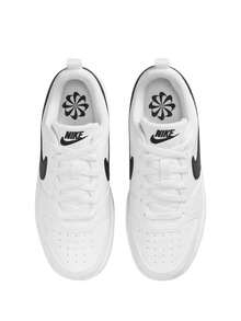 Nike Court Borough Low Recraft Kids Sneakers White Black DV5461 - White/Black - View 4