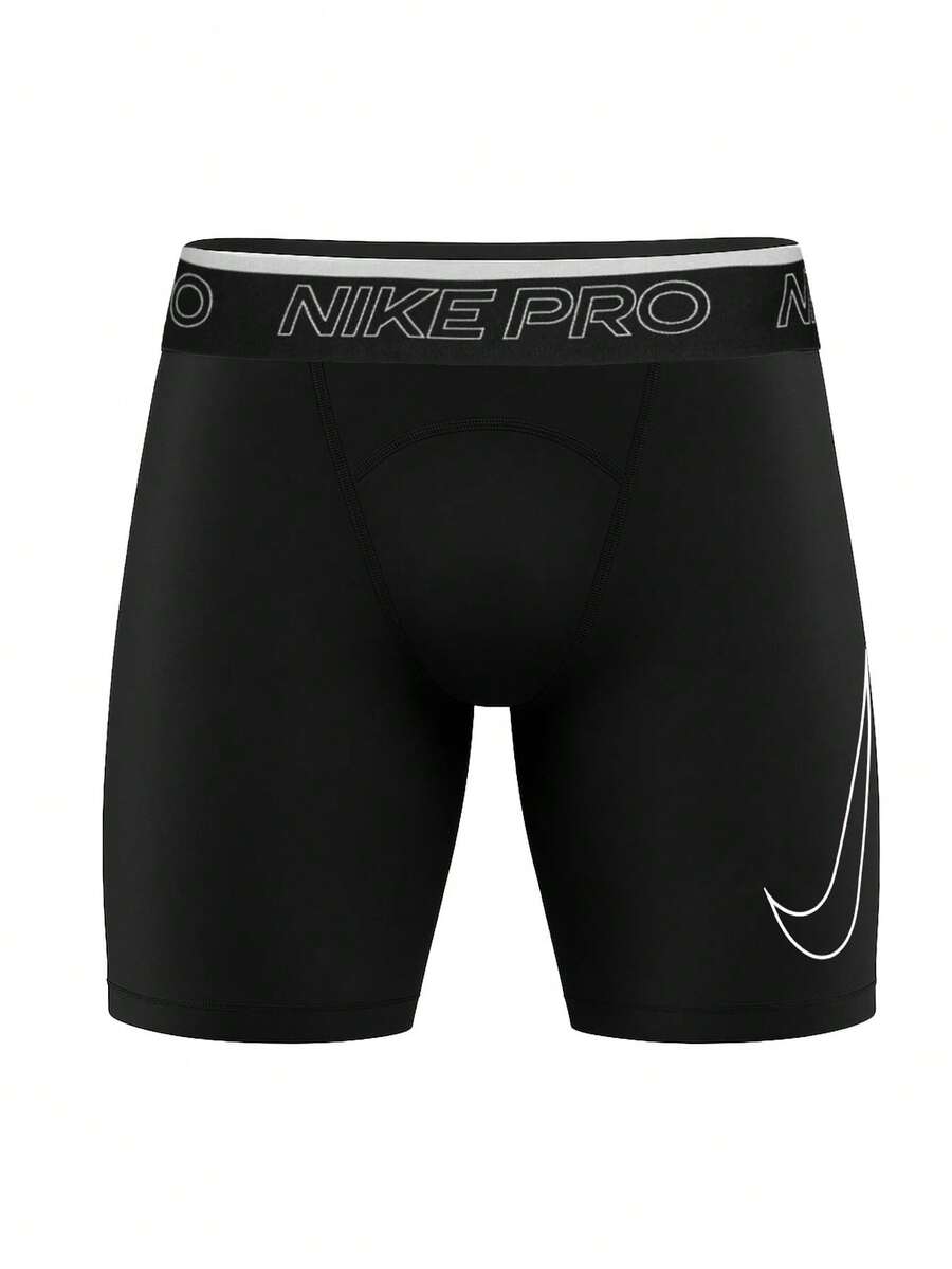 Nike Pro Men's Dri Fit Shorts Black - Black and White - View 1