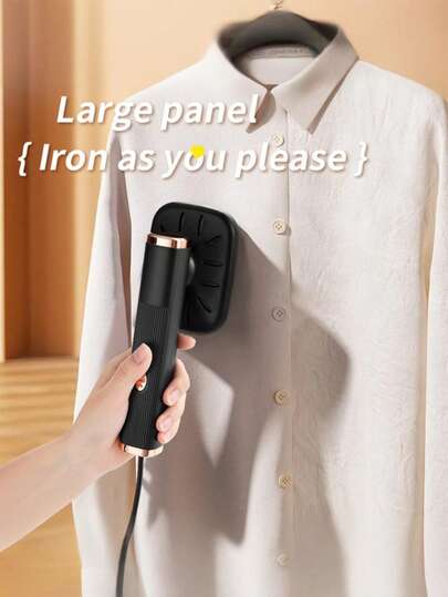 Teckwe 1pc 200ml ABS Plastic Handheld Steam Iron, Mini Portable Electric Iron, USB Plug Powered, Removes Wrinkles, Easy To Store, Lightweight And Ergonomic Design, Suitable For Thanksgiving, Daily Home Office, Travel, Business Trips, All Seasons, A Garment Care Tool, Portable Steam Iron, Household Gadget.