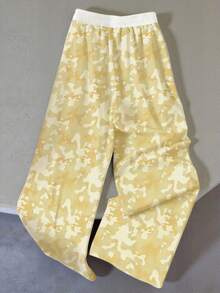 Rovax Camouflage Random Print Women's Sweatpants, Fashionable Now, Fashion Sweatpants, Siblings Gift, Gift For Sister, Suitable For Autumn And Winter Sweatpants - Multicolor - View 2