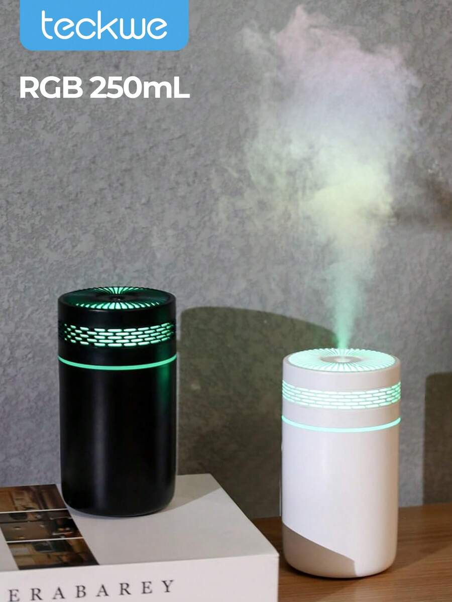 Teckwe New Car Humidifier, Fine Mist Spray, Home Bedroom Aroma Diffuser Lamp, Tabletop Quiet Mist Humidifier, USB Powered, Battery-Free, Suitable For Travel, Home, Bedroom, Office And Air-Conditioned Rooms - one-size - View 1