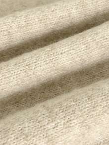 Franclia 女士休闲日常通勤柔软舒适大码圆领短袖撞色宽松直筒针织上衣，适合春夏穿着 - 彩色 - 查看 5