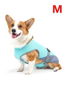 Dog Cooling Vest For Summer, Lightweight Jacket Dog Cooling Shirt, UV Protection Cooling Harness For Outdoor Activity With Breathable Mesh ,Sizing For Small, Medium And Large Dogs - Multicolor - View 13